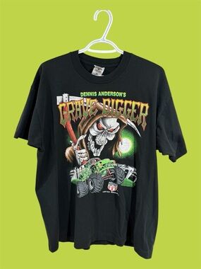 90s VINTAGE GRAVE DIGGER T SHIRT